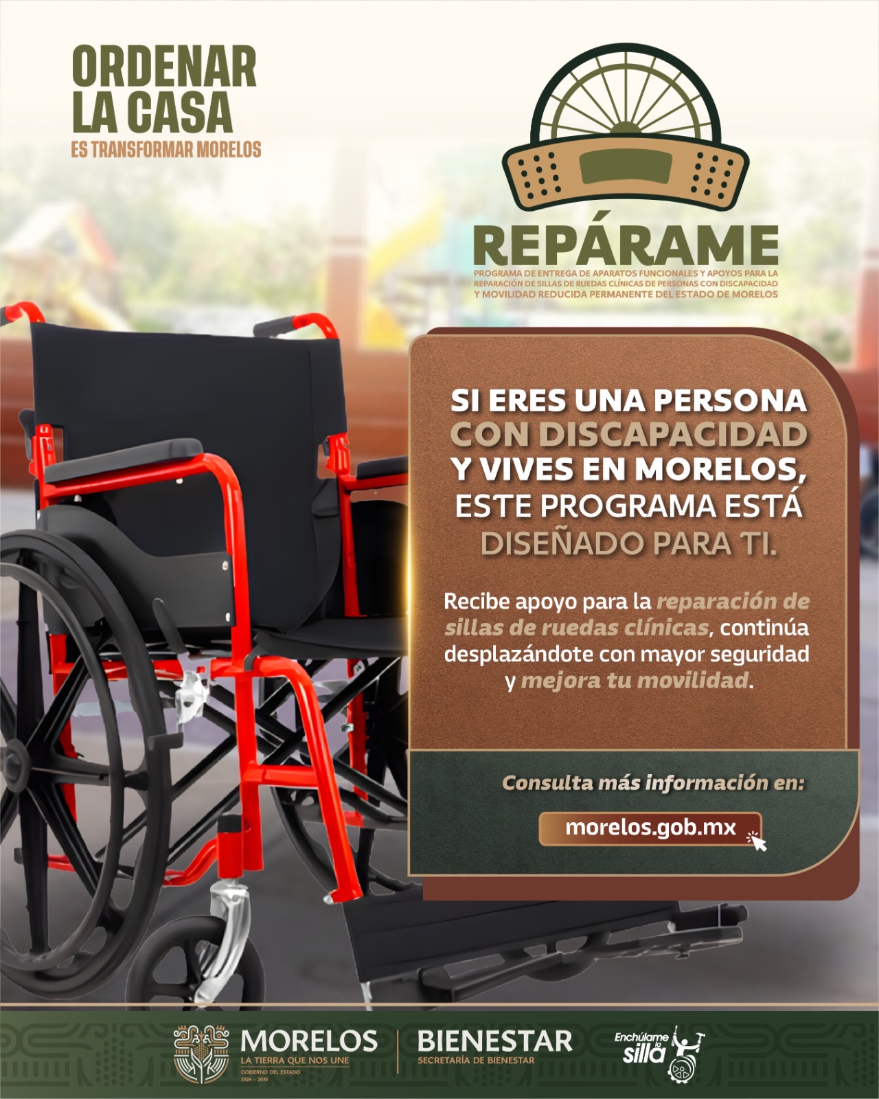 ANUNCIA SECRETARÍA DE BIENESTAR SEGUNDA ETAPA DE REGISTRO AL PROGRAMA DIRIGIDO A PERSONAS CON DISCAPACIDAD MOTRIZ