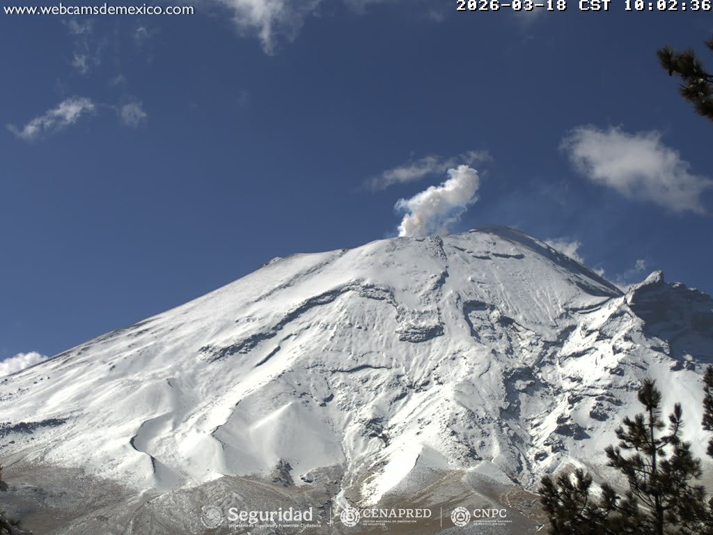 REPORTE MONITOREO DEL VOLCÁN POPOCATÉPETL