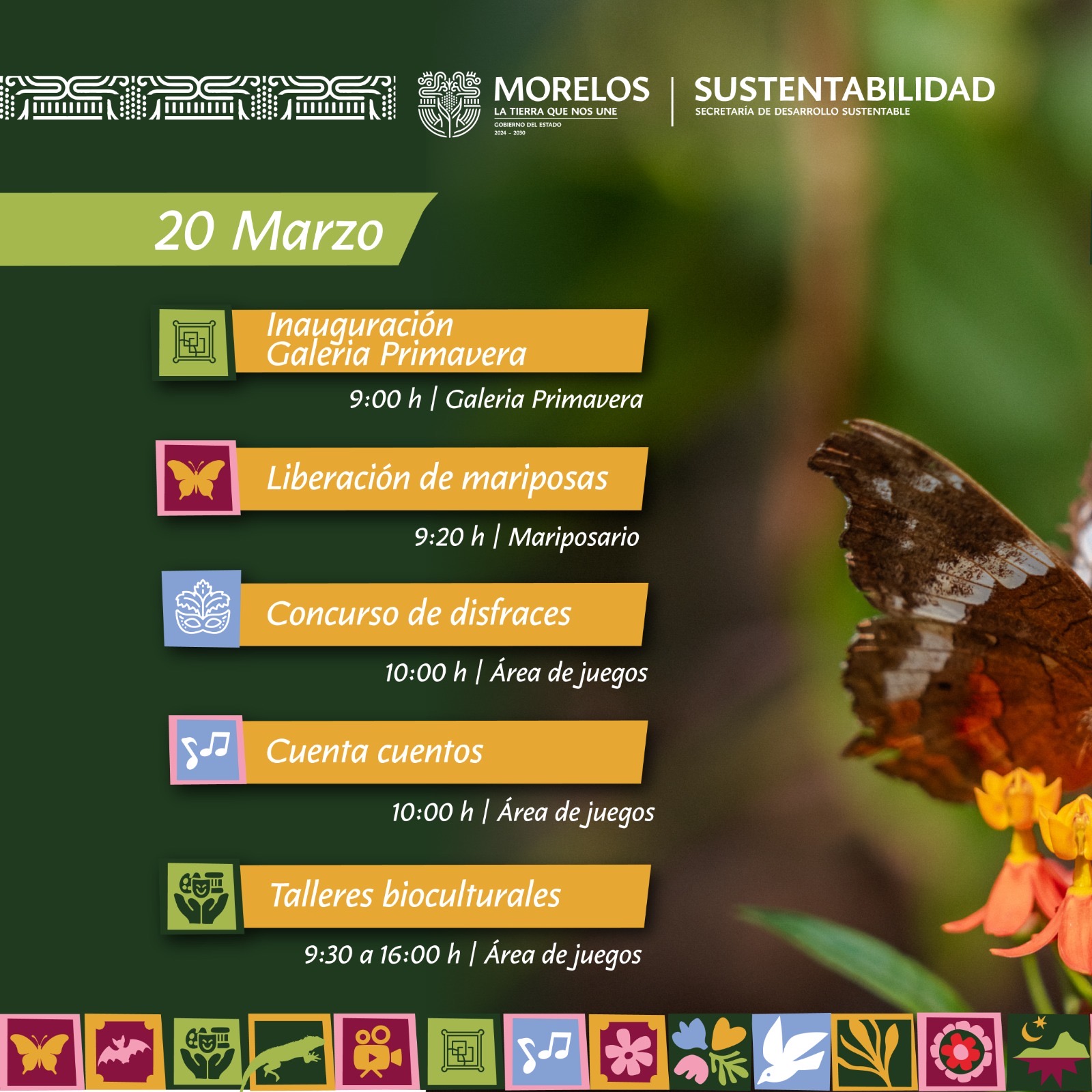 INVITA SDS A VIVIR EL FESTIVAL “ALAS DE PRIMAVERA” EN EL PARQUE BARRANCA DE CHAPULTEPEC