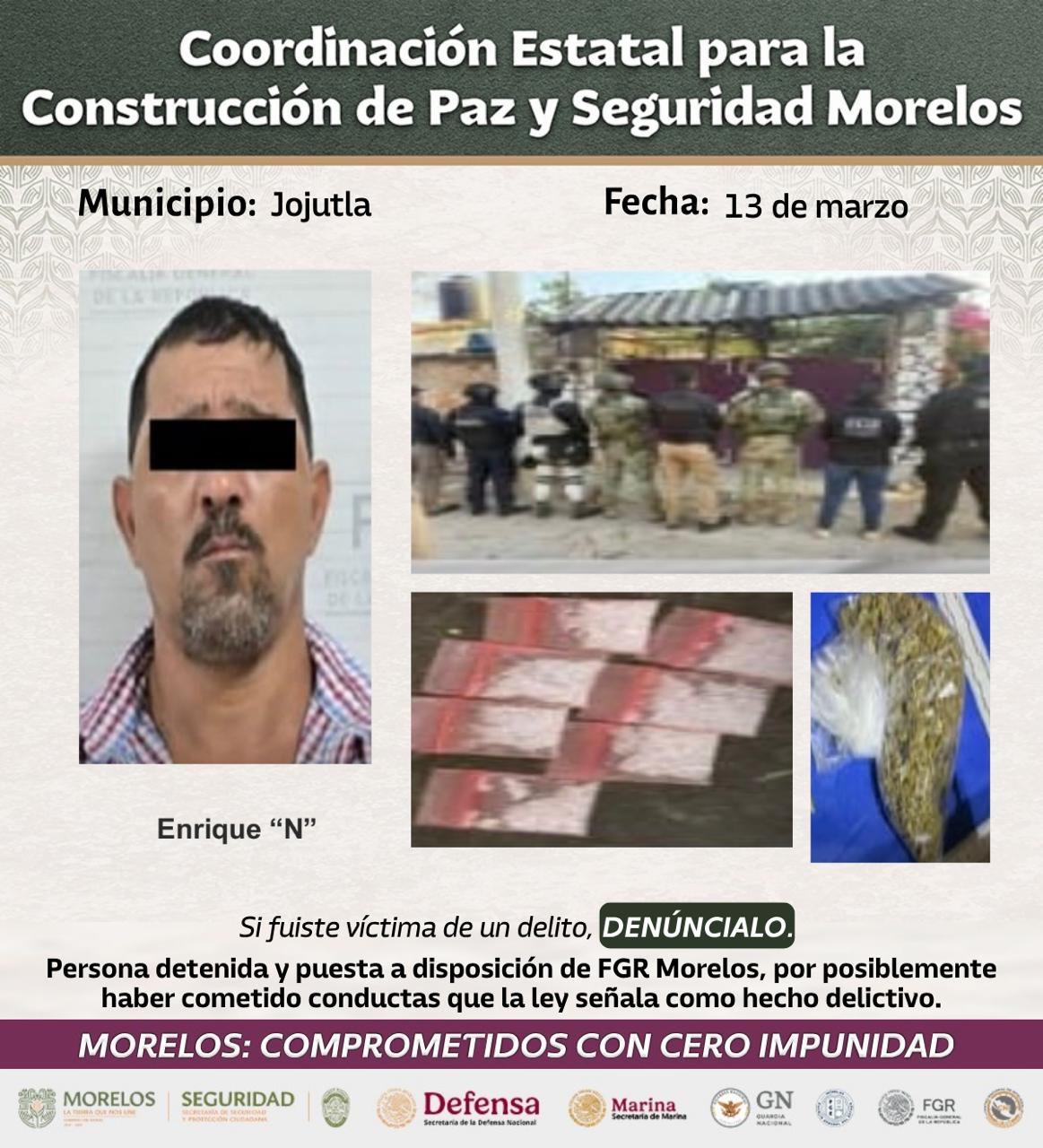 INFORMA SSPC DETENCIÓN DE 20 GENERADORES DE VIOLENCIA EN DIVERSAS ACCIONES DE COMBATE A LA DELINCUENCIA