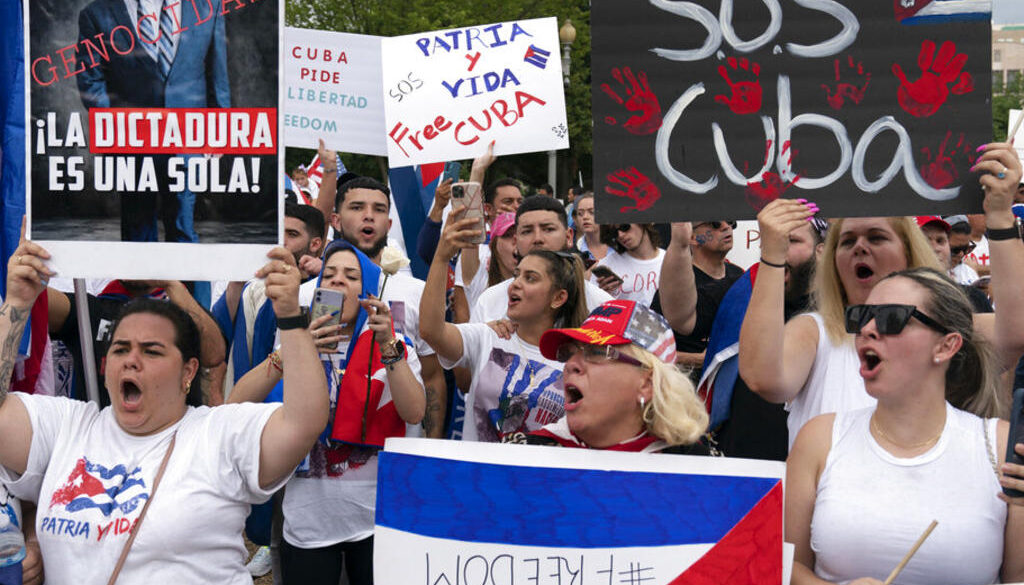 Cuba Protest Washington