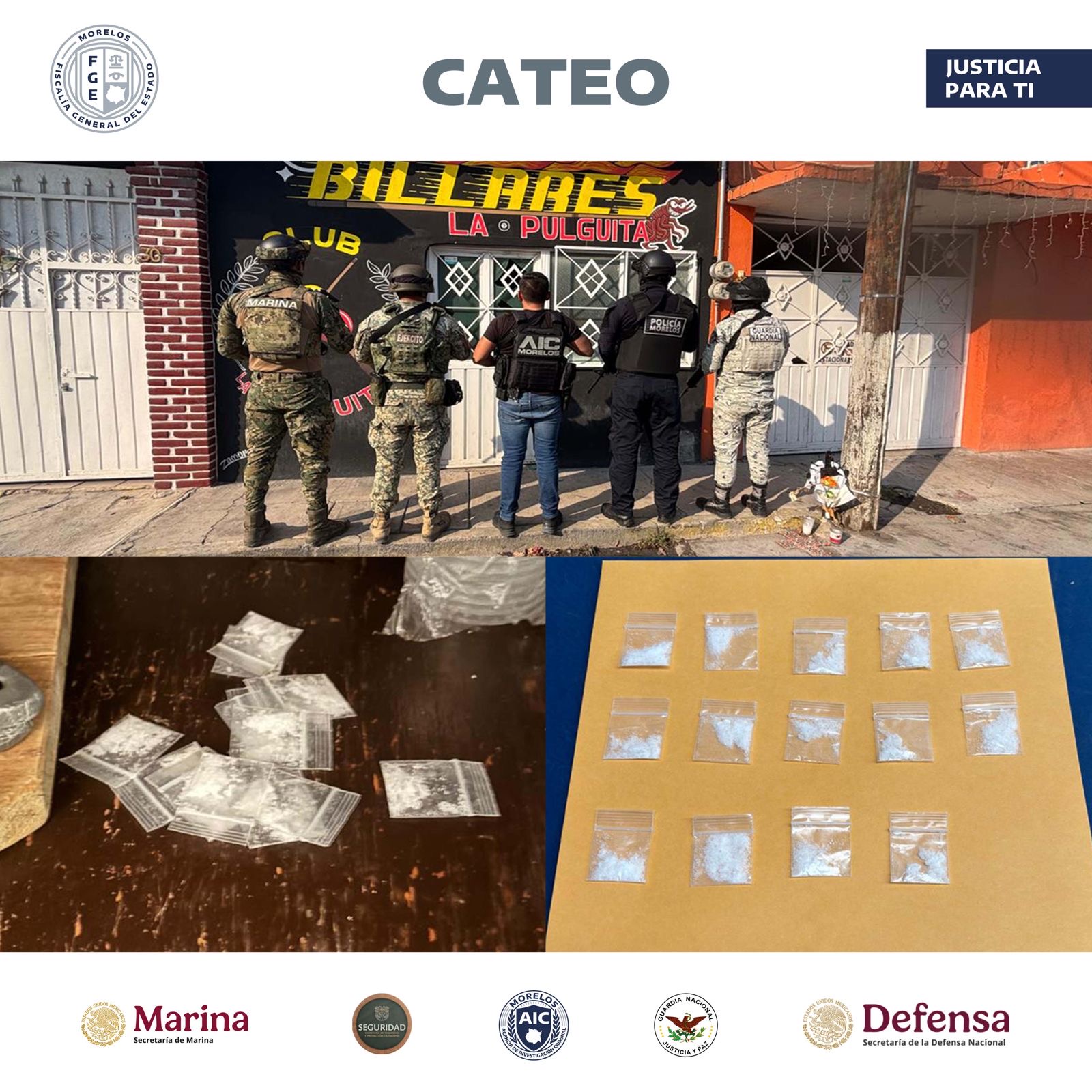 AIC CATEA UN BILLAR, PRESUNTAMENTE UTILIZADO PARA LA VENTA DE DROGAS EN TLALTIZAPÁN