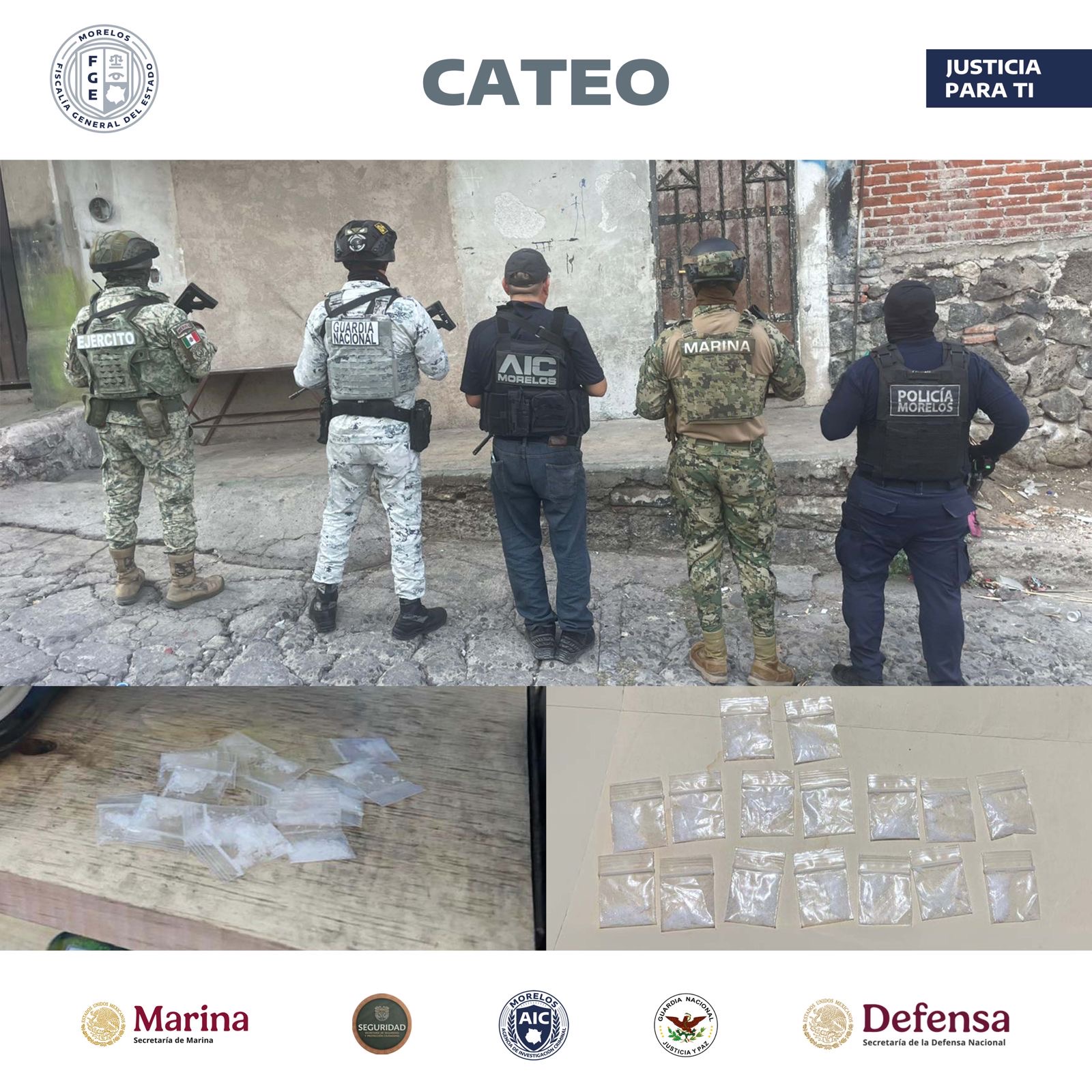 AIC CATEA INMUEBLE, LIGADO CON LA VENTA DE NARCÓTICOS EN TLALTIZAPÁN