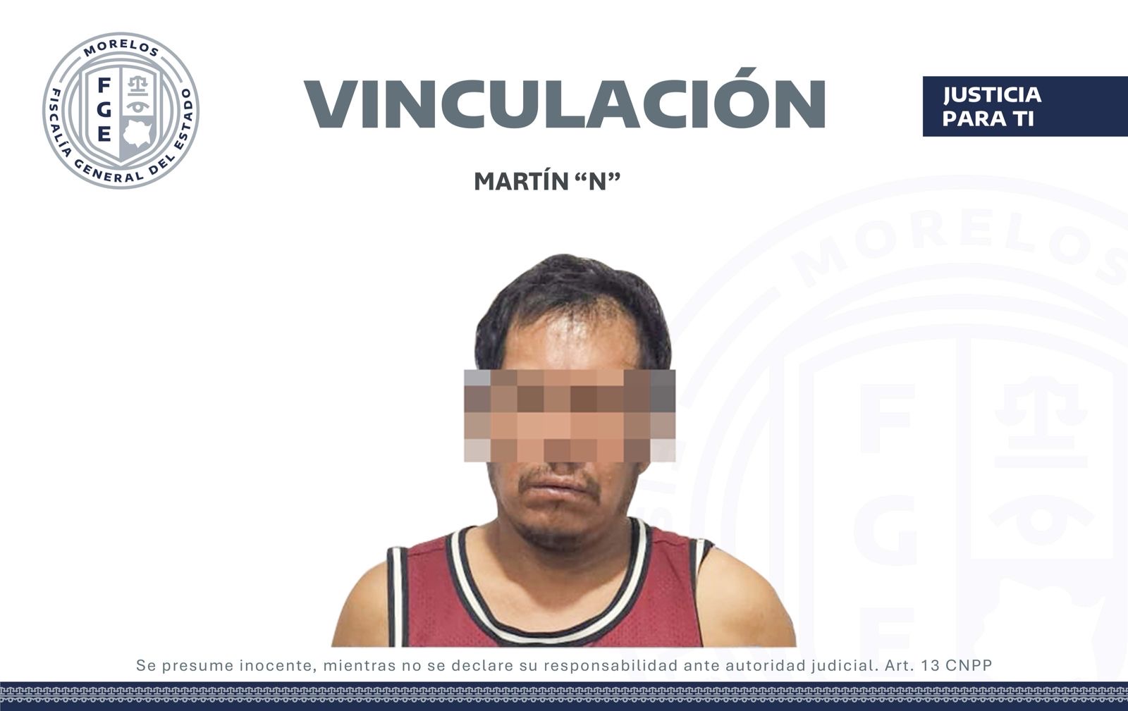 VINCULAN A PROCESO A UN HOMBRE POR VIOLENCIA FAMILIAR Y VIOLACIÓN EQUIPARADA EN CUAUTLA