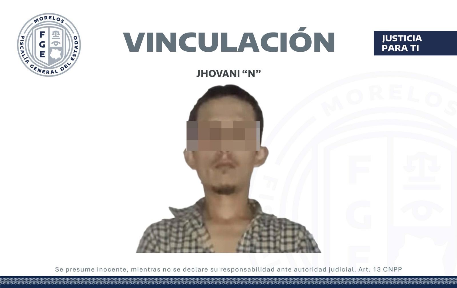 VINCULAN A PROCESO A UN HOMBRE POR HOMICIDIO CALIFICADO EN TLALTIZAPÁN