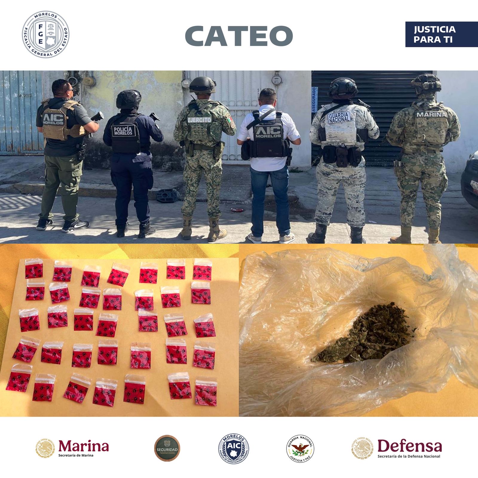 COE CATEA UN LOCAL COMERCIAL, PRESUNTAMENTE UTILIZADO PARA LA VENTA DE DROGAS EN JOJUTLA