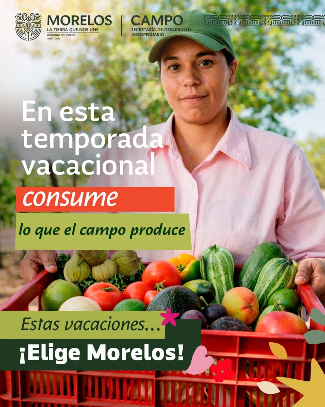 IMPULSA GOBIERNO DE MORELOS EL CONSUMO DE PRODUCTOS DEL CAMPO EN ESTA TEMPORADA DE VACACIONES