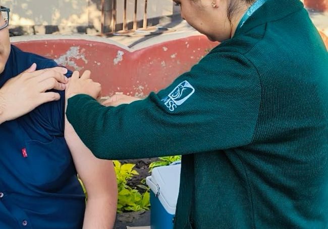 Continúa IMSS Morelos vacunación contra sarampión