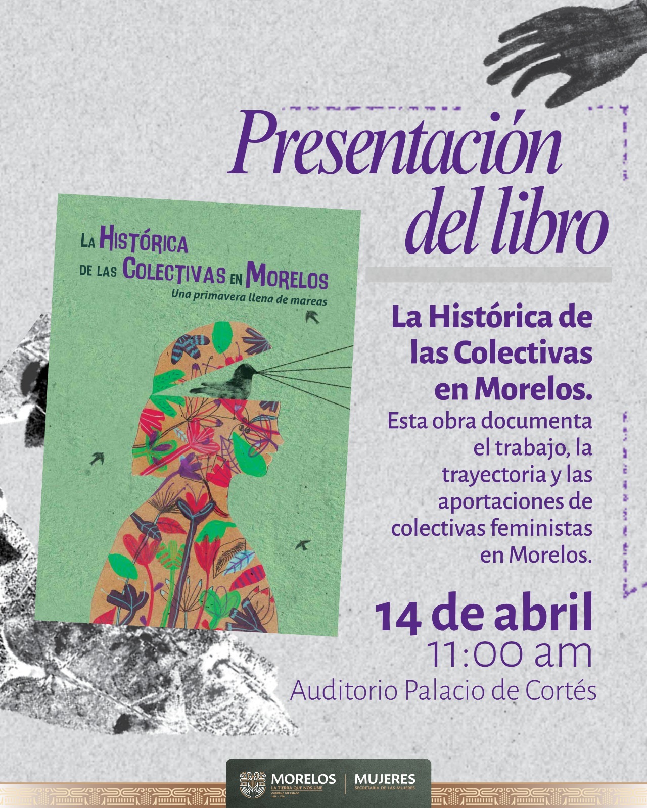 INVITA SECRETARÍA DE LAS MUJERES A PRESENTACIÓN DE LIBRO SOBRE COLECTIVAS FEMINISTAS EN LA ENTIDAD