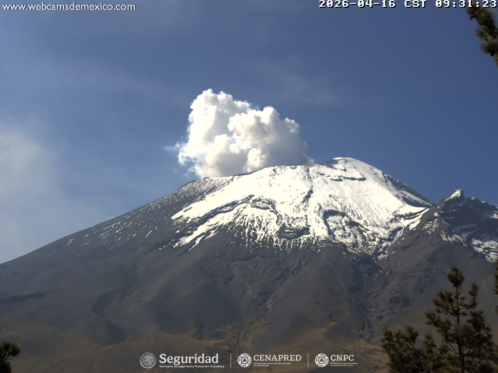 REPORTE MONITOREO DEL VOLCÁN POPOCATÉPETL