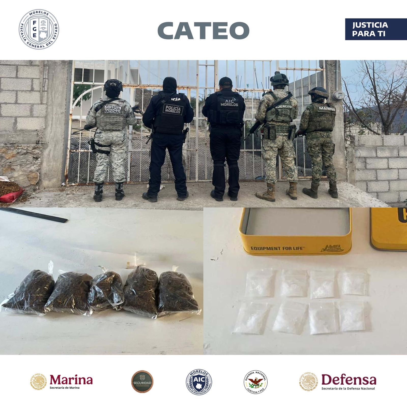 AIC CATEA INMUEBLE, PRESUNTAMENTE USADO PARA LA DISTRIBUCIÓN DE DROGAS EN AYALA