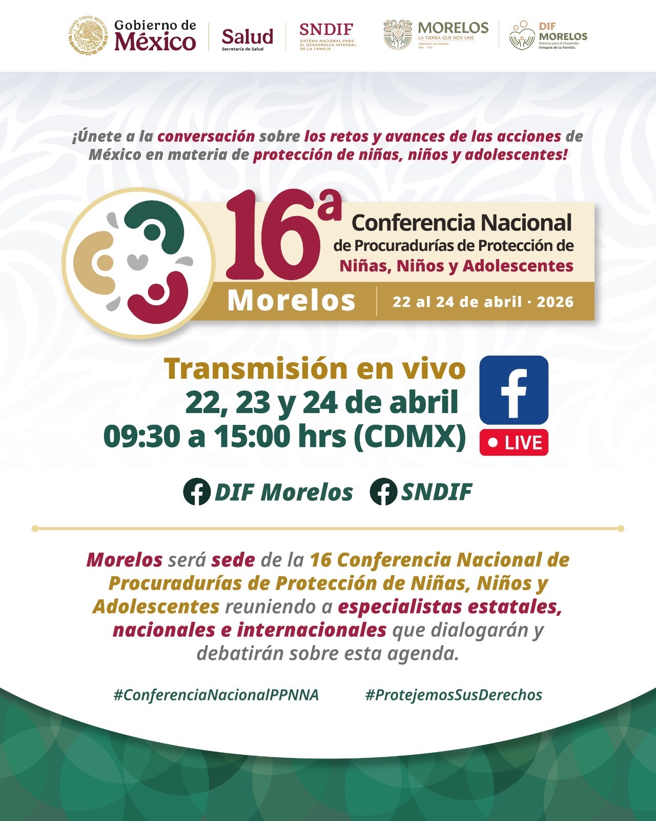 TODO LISTO PARA LA 16ª CONFERENCIAN NACIONAL DE PROCURADURÍAS DE PROTECCIÓN INFANTIL: SEDIF