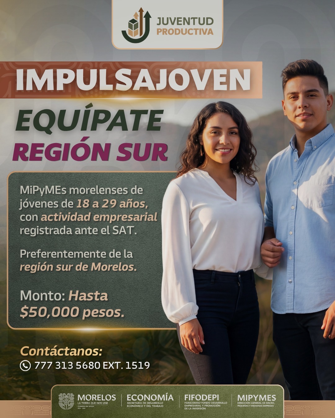 OFRECE GOBIERNO DE MORELOS OPORTUNIDADES PARA JUVENTUDES EMPRENDEDORAS