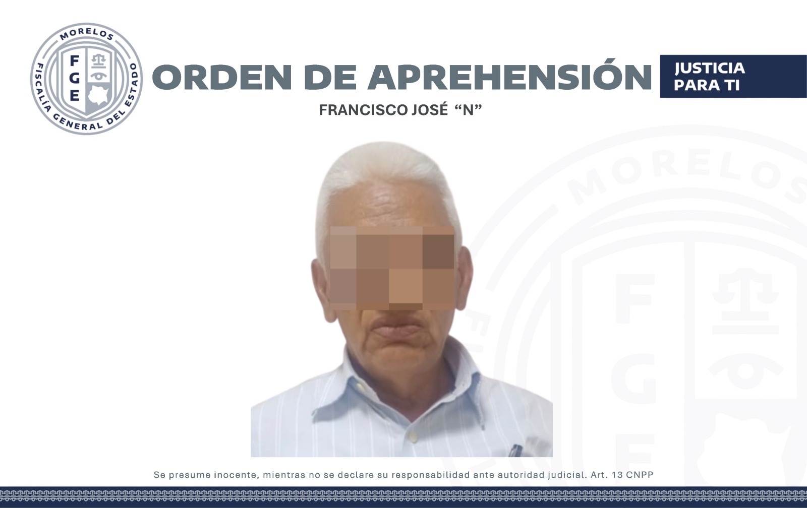 APREHENDEN A ADULTO MAYOR POR ROBO DE VEHÍCULO AUTOMOTOR AGRAVADO EN XOCHITEPEC