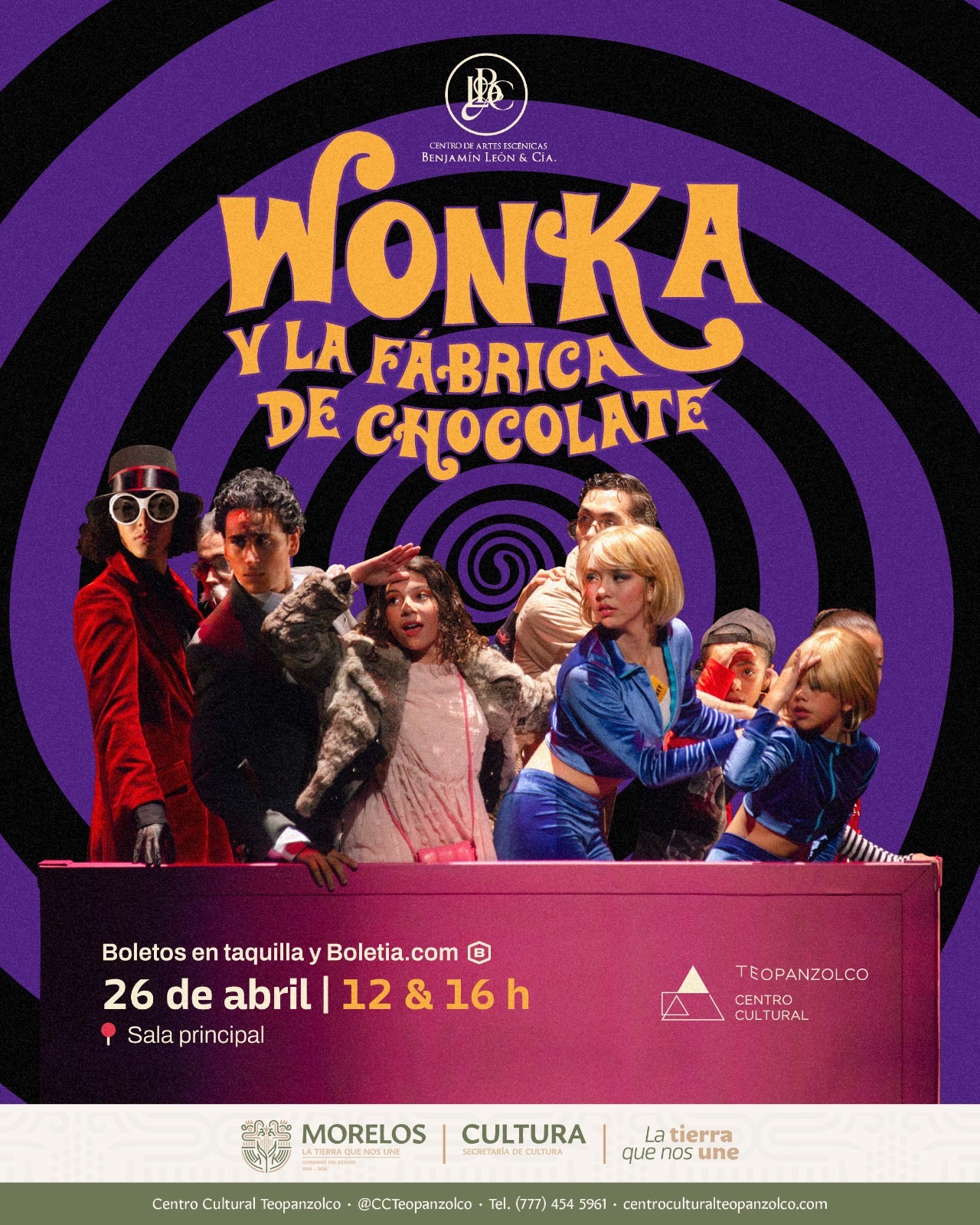 PRESENTARÁ TALENTO MORELENSE OBRA INFANTIL EN EL CCT EN EL MARCO DE LA CELEBRACIÓN DEL DÍA DE LA NIÑEZ