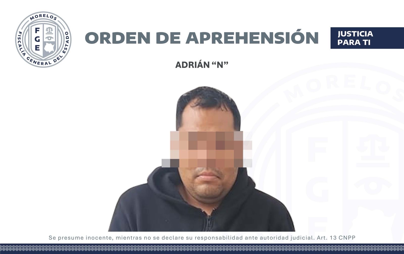 AIC APREHENDE A UN HOMBRE POR VIOLACIÓN AGRAVADA EN CUAUTLA