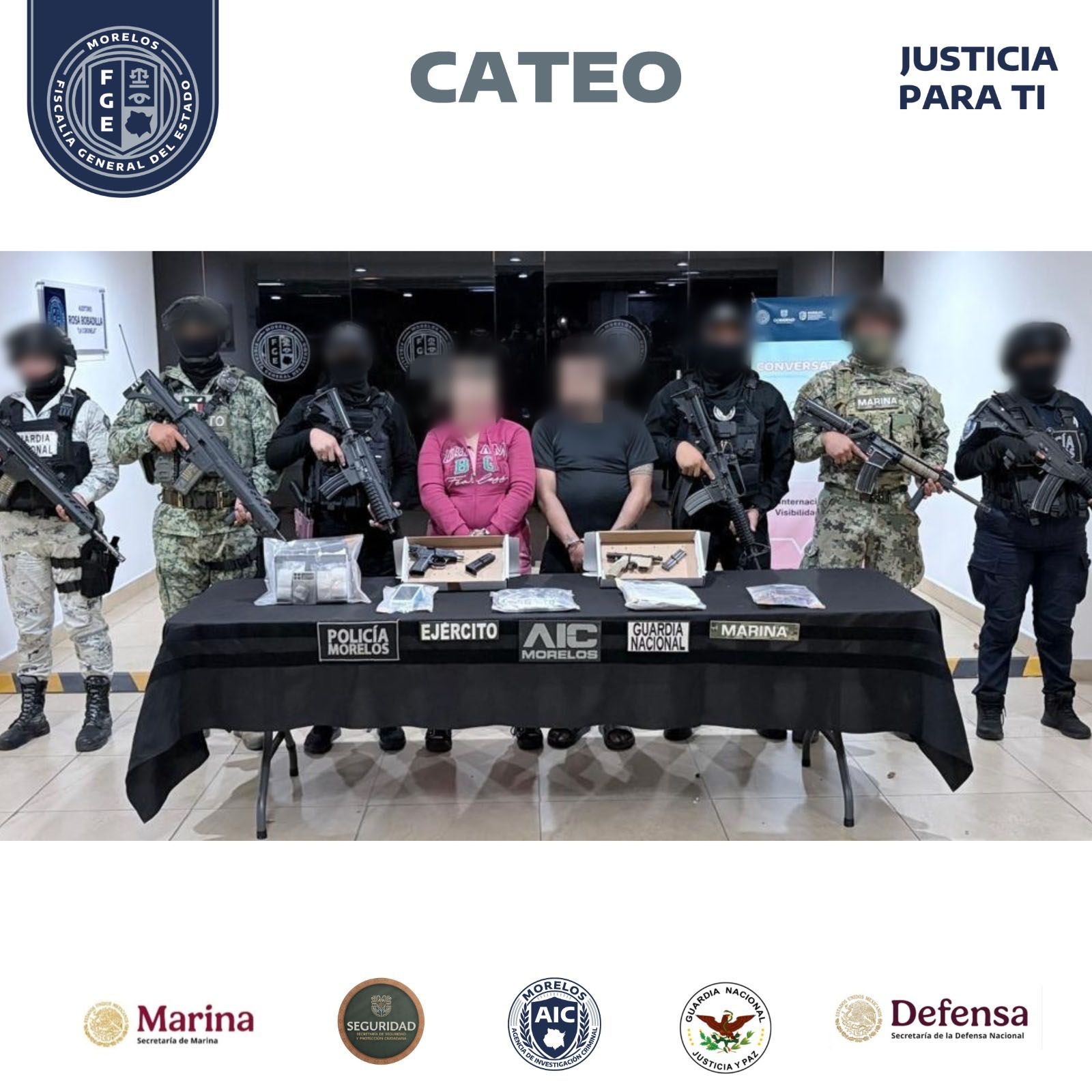 AIC CATEA INMUEBLE EN JIUTEPEC, INVESTIGADO POR ACTIVIDADES RELACIONADAS CON TRATA DE PERSONAS
