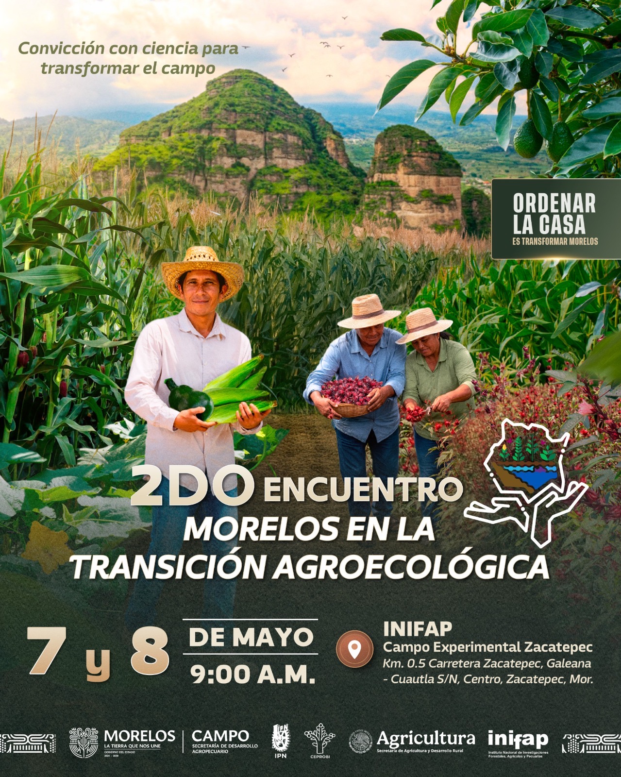 ANUNCIA SEDAGRO 2º ENCUENTRO MORELOS EN LA TRANSICIÓN AGROECOLÓGICA