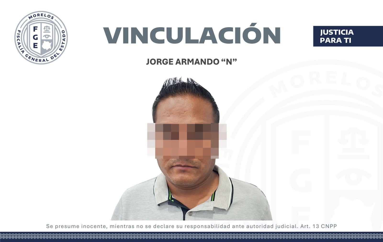 VINCULAN A PROCESO A JORGE ARMANDO “N” POR SU PROBABLE RESPONSABILIDAD EN ABUSO SEXUAL AGRAVADO Y CORRUPCIÓN DE PERSONAS MENORES