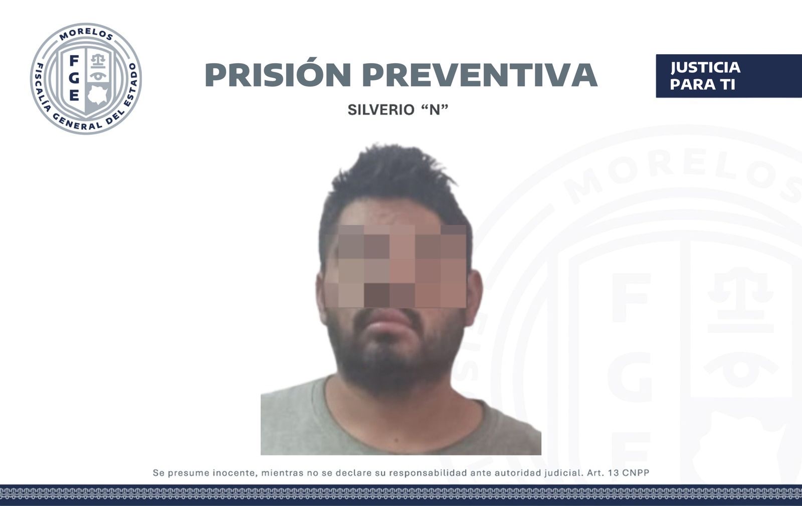 PRISIÓN PREVENTIVA PARA MASCULINO POR ABUSO SEXUAL AGRAVADO EN ZACATEPEC