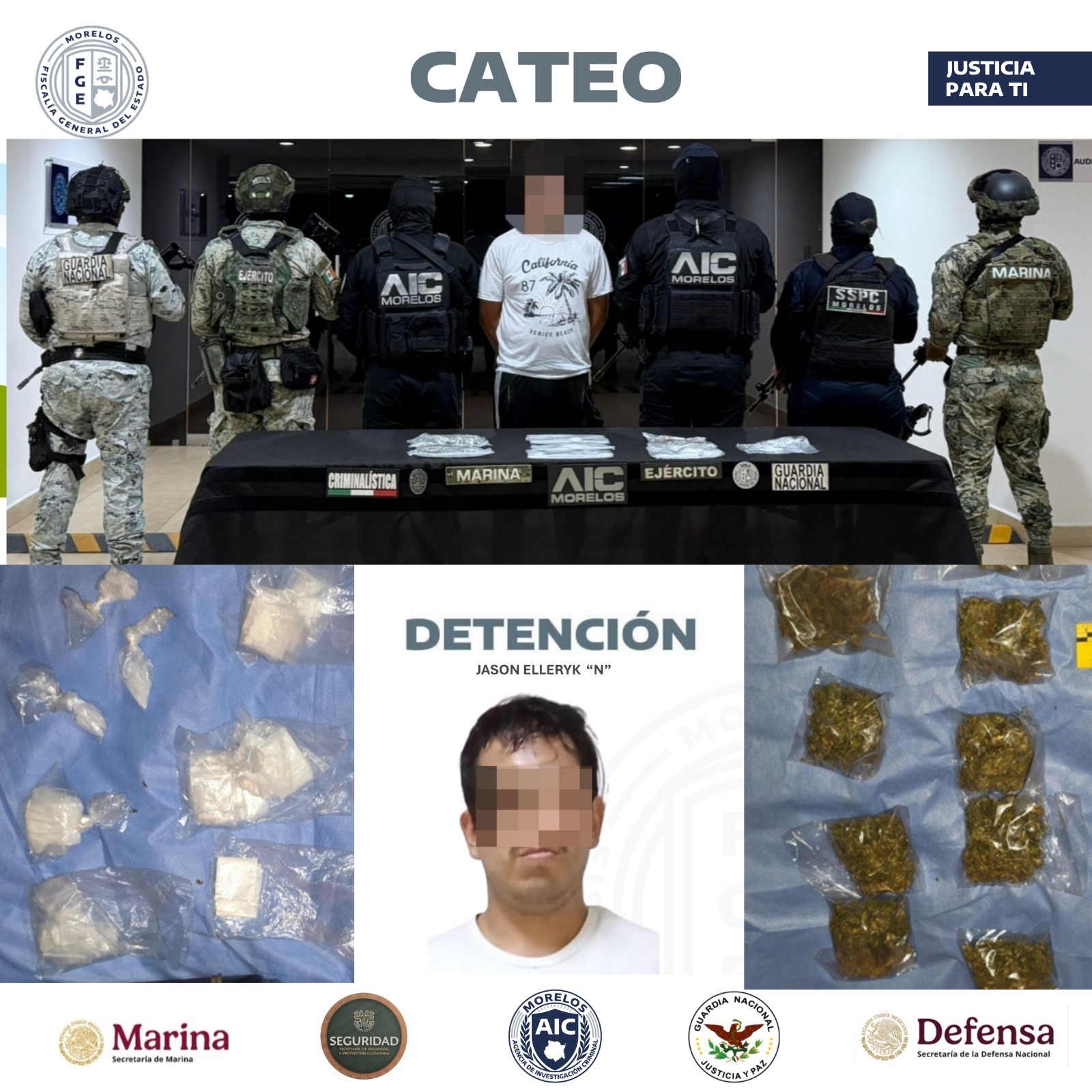 CATEA COE LOCAL, PRESUNTAMENTE UTILIZADO PARA LA DISTRIBUCIÓN DE DROGAS EN JIUTEPEC