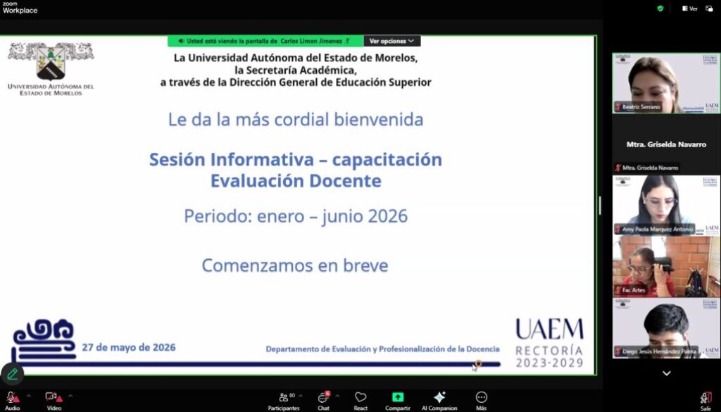 Sesión informativa Capacitación evaluación docente1