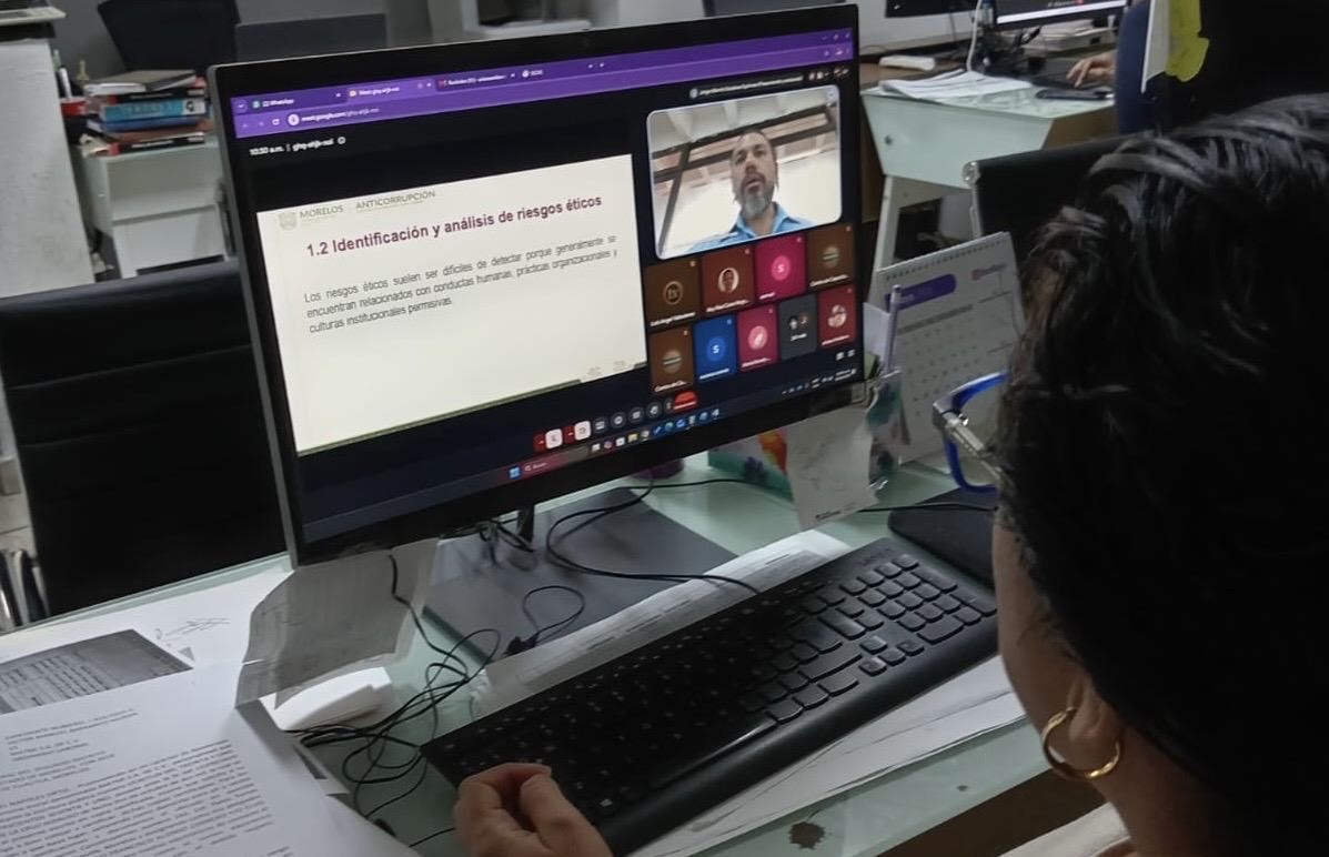 CAPACITA GOBIERNO DE MORELOS A PERSONAL DE LA PEDT EN ÉTICA Y CONTROL INTERNO