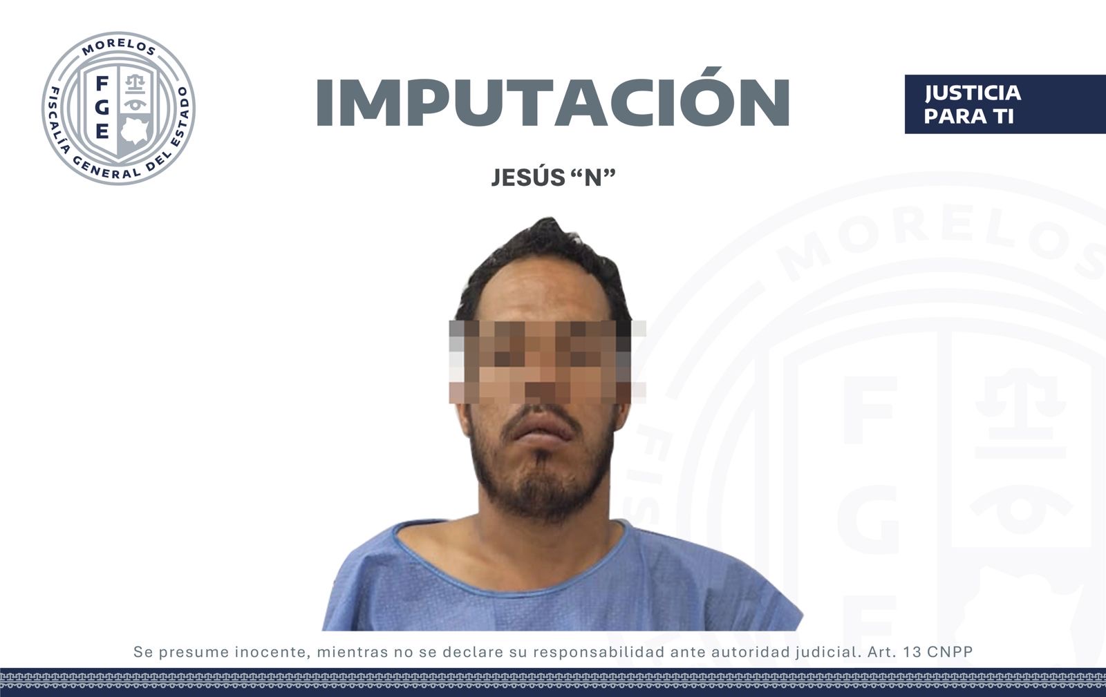 FORMULAN IMPUTACIÓN A PROBABLE RESPONSABLE DE ROBO A BANCO EN CUAUTLA Y ENFRENTAMIENTO CON POLICÍAS EN TEPOZTLÁN