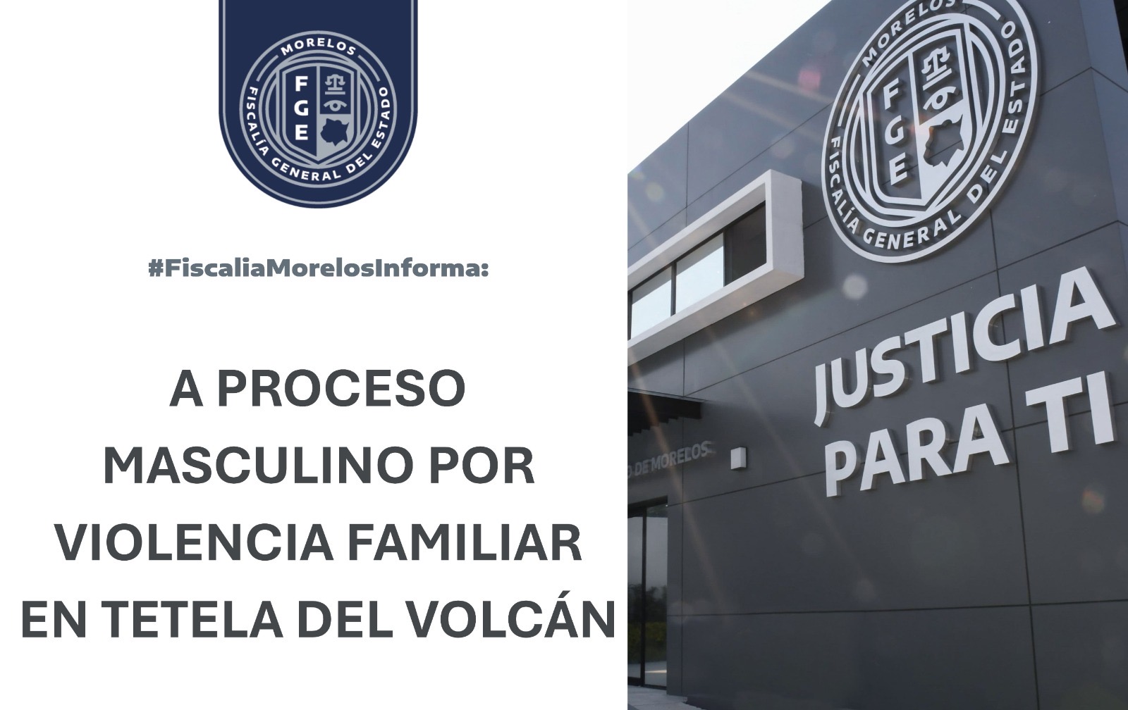 A PROCESO MASCULINO POR VIOLENCIA FAMILIAR EN TETELA DEL VOLCÁN