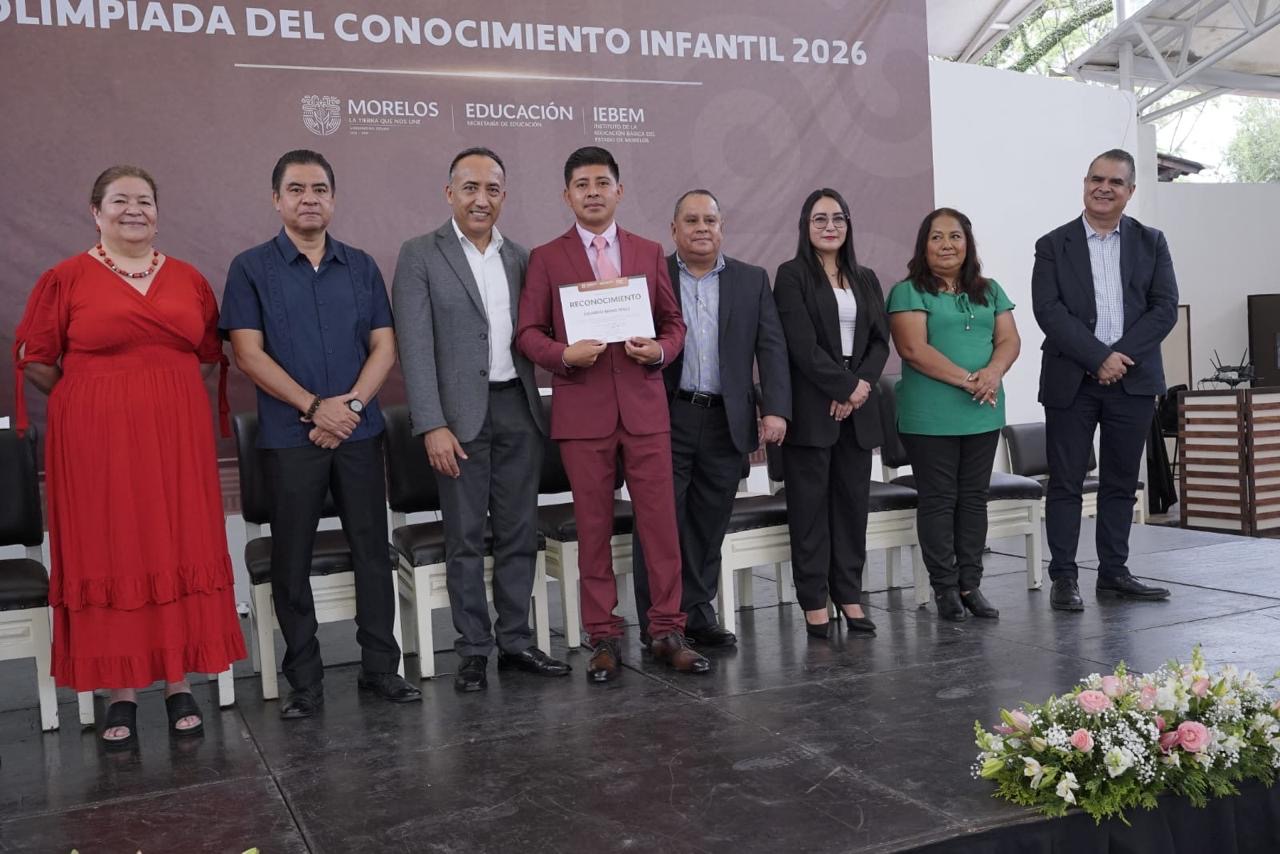 RECONOCEN GOBIERNO DE MORELOS Y FUNDACIÓN BBVA A LAS Y LOS GANADORES DE LA OLIMPIADA DEL CONOCIMIENTO INFANTIL 2026