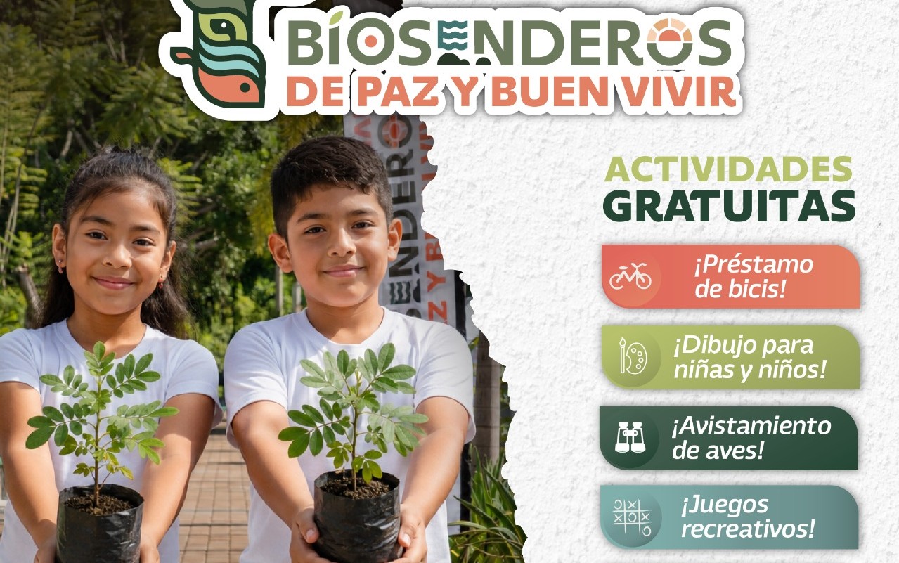 PROMUEVE GOBIERNO DE MORELOS ADOPCIÓN DE ÁRBOLES EN LOS BIOSENDEROS DE PAZ Y BUEN VIVIR EN CUAUTLA