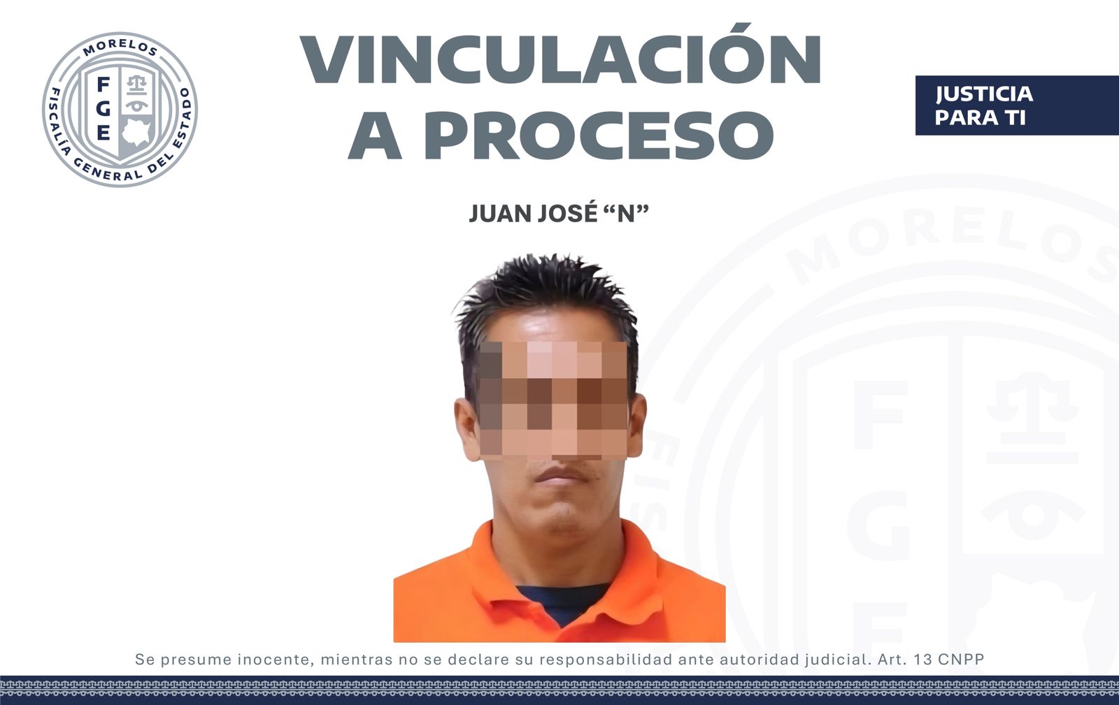 VINCULAN A PROCESO A MASCULINO POR ABUSO SEXUAL AGRAVADO EN JIUTEPEC