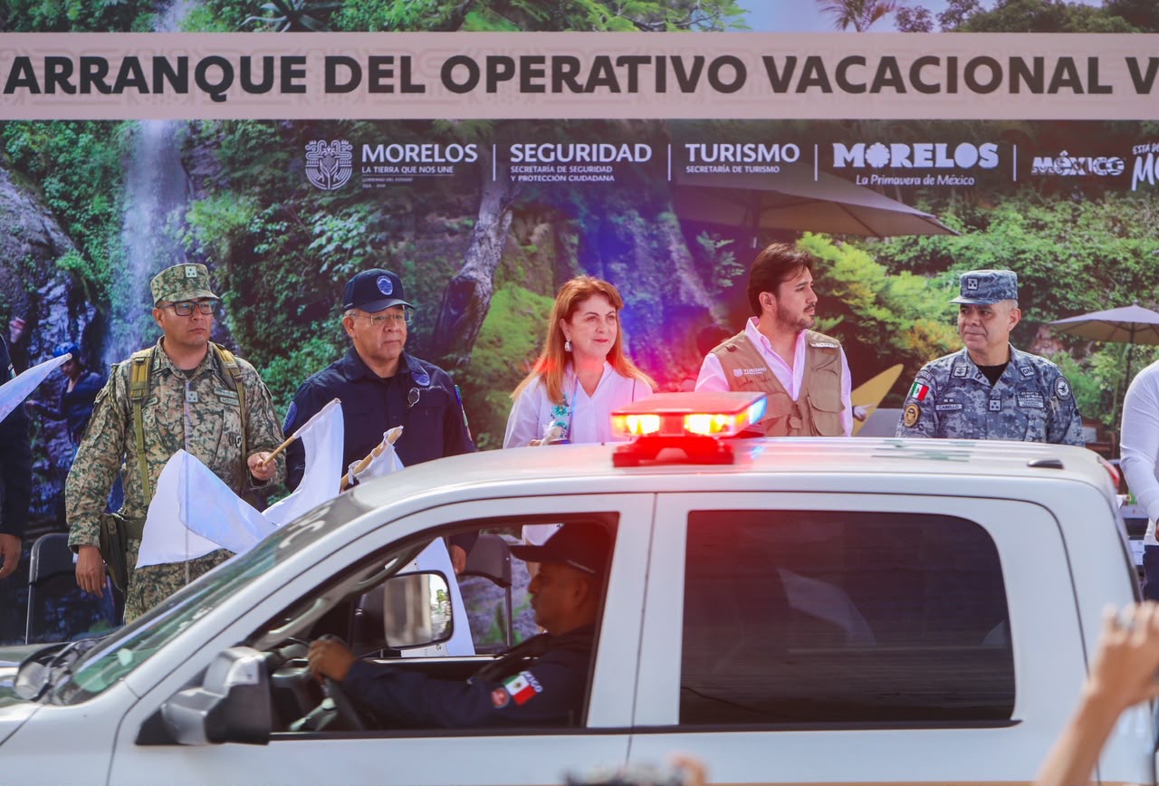 DESPLIEGA GOBIERNO DE MORELOS OPERATIVO VACACIONAL VERANO 2026 PARA RECIBIR A VISITANTES CON SEGURIDAD Y HOSPITALIDAD