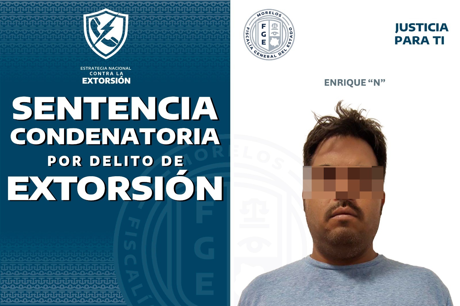 ACEPTA HABER EXTORSIONADO A VÍCTIMA EN CUAUTLA Y LO CONDENAN A MÁS DE 16 AÑOS DE PRISIÓN