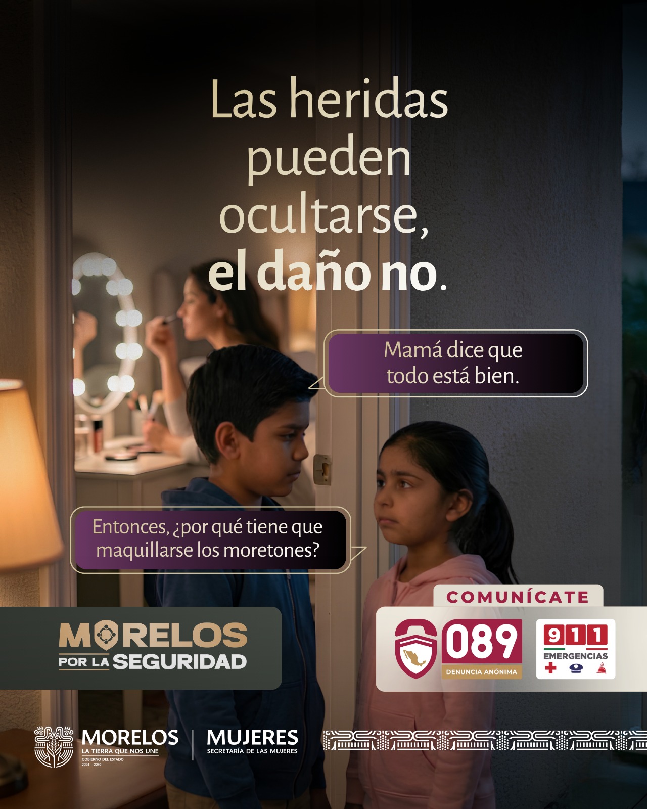 IMPULSA SECRETARÍA DE LAS MUJERES CAMPAÑA DE SENSIBILIZACIÓN SOBRE EL IMPACTO DE LA VIOLENCIA FAMILIAR EN LAS INFANCIAS
