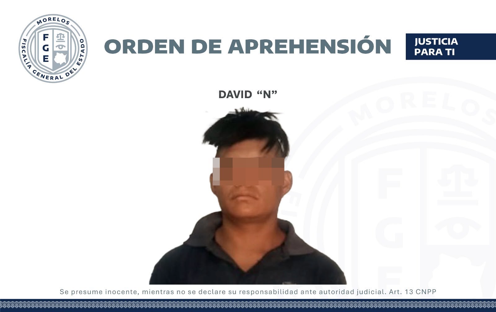 APREHENDEN A MASCULINO PARA QUE PAGUE SU CONDENA POR VIOLACIÓN EN JOJUTLA