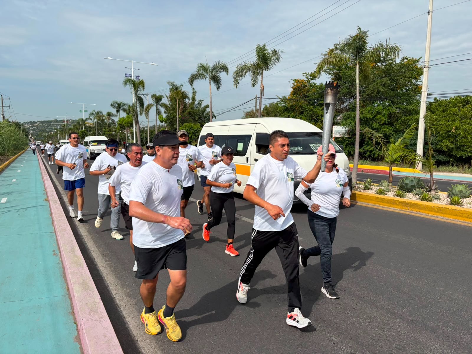 Concluye IMSS Morelos recorrido de Antorcha de la Seguridad Social en Villa de Ayala y Cuautla