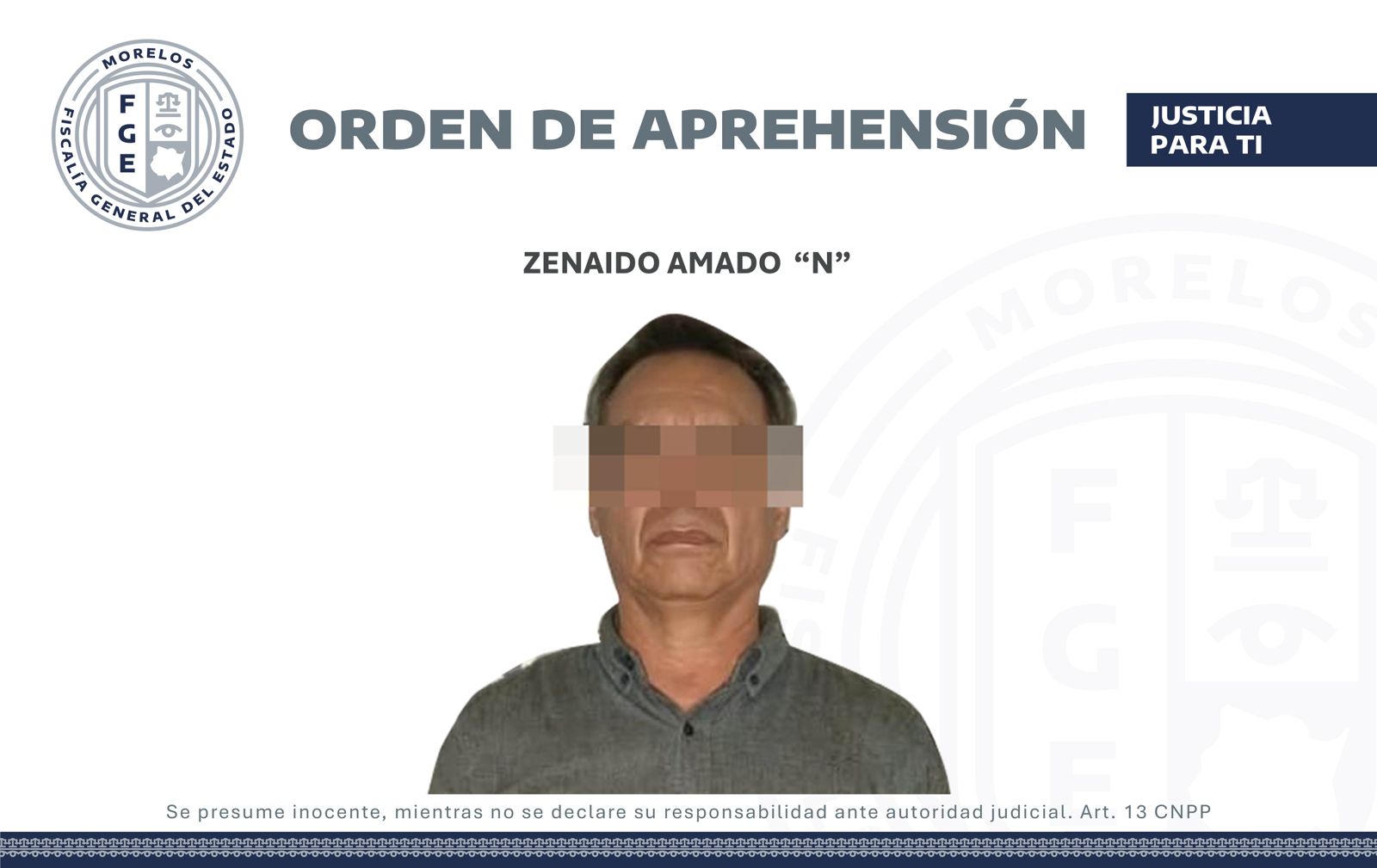 APREHENDIDO POR ABUSO SEXUAL AGRAVADO EN TLALTIZAPÁN