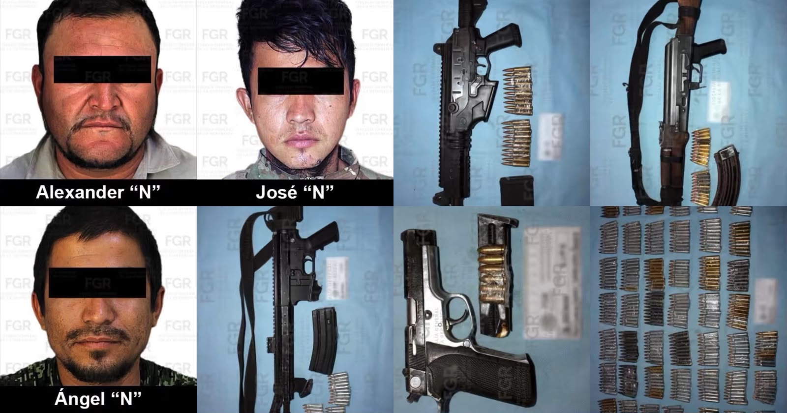 Hasta 10 años de prisión para tres personas detenidas con armas de uso exclusivo en Michoacán