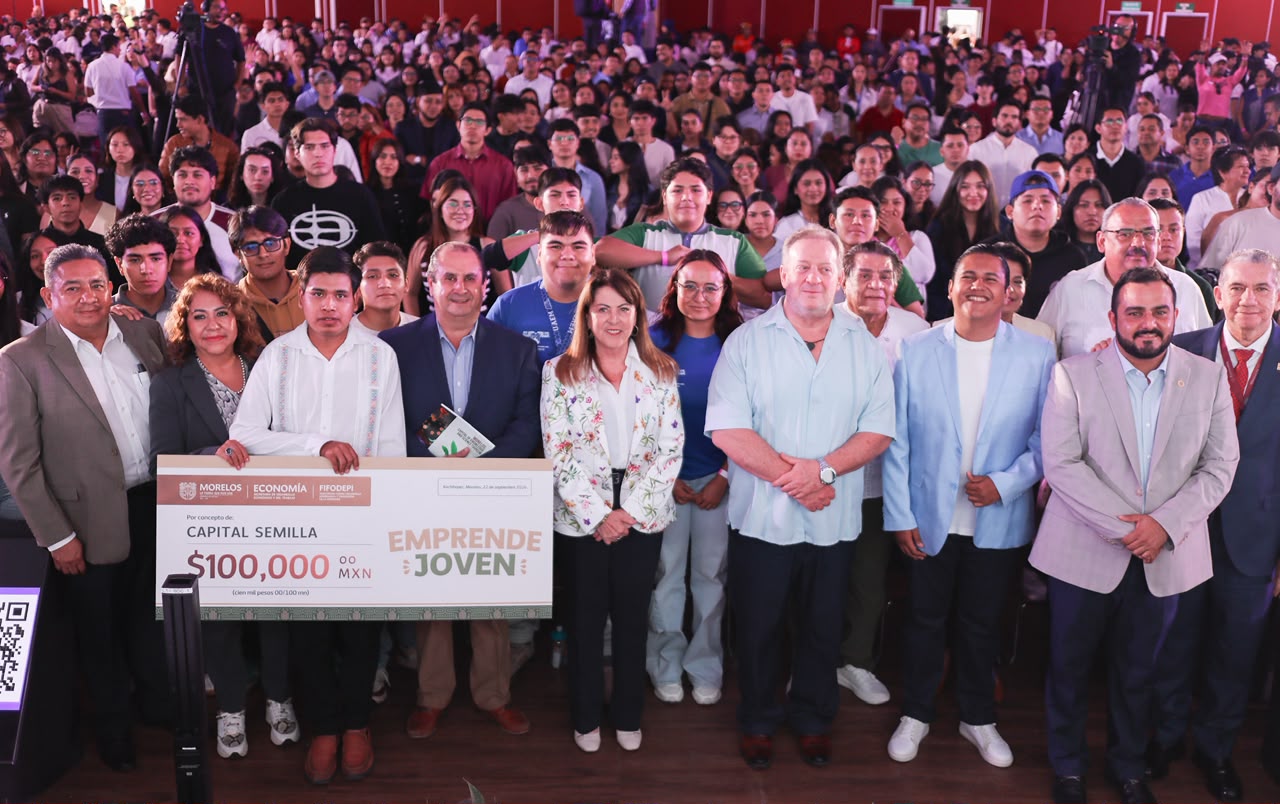 Gobierno de Morelos destina 30 mdp para apoyar con 100 mil pesos a 300 jóvenes emprendedores