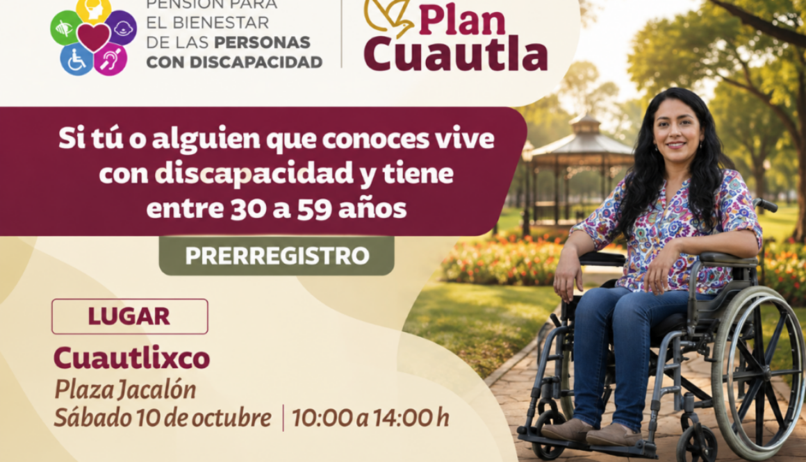 Pensión y Bienestar en Cuautlixco