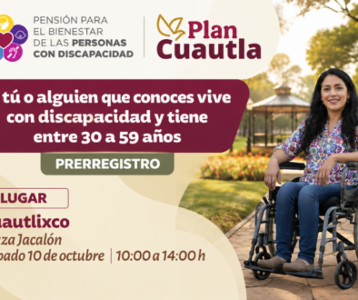 Pensión y Bienestar en Cuautlixco