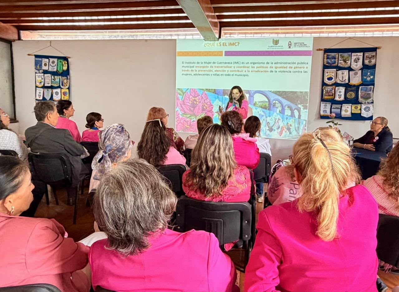 Instituto de la Mujer de Cuernavaca inicia Mes Rosa con acciones para prevenir y detectar el cáncer de mama