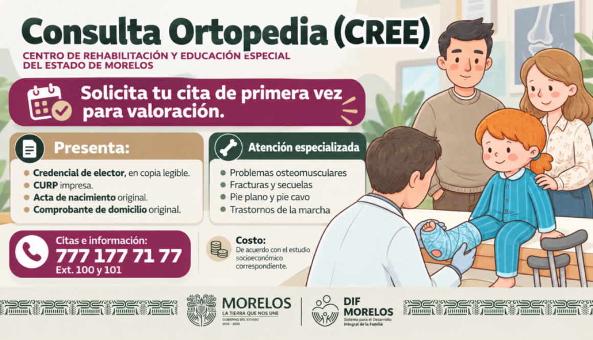 Consulta Ortopedia CREE Morelos