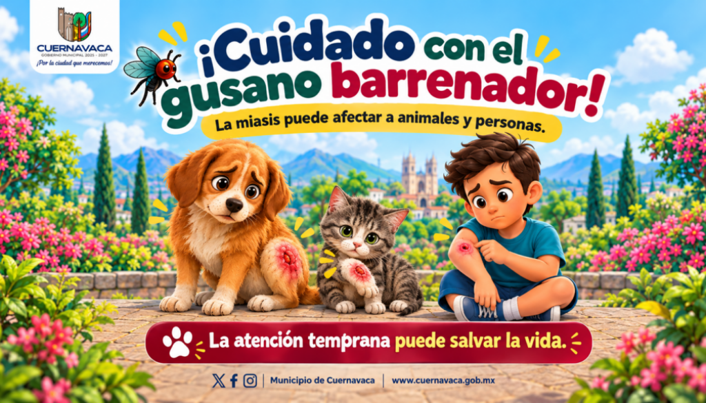 ¡Cuidado con el gusano barrenador!