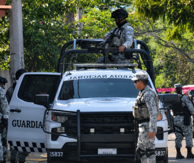 Operativo de la Guardia Nacional en la Calle