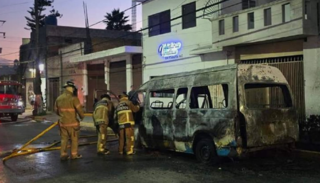 Quema vehiculos