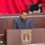 Discurso en el podio legislativo