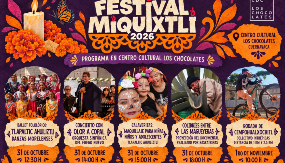 Festival Miquixtli 2026 en Cuernavaca