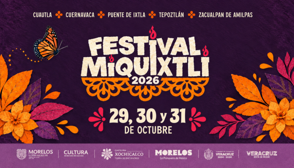 Festival Miquixtli 2026 en Morelos